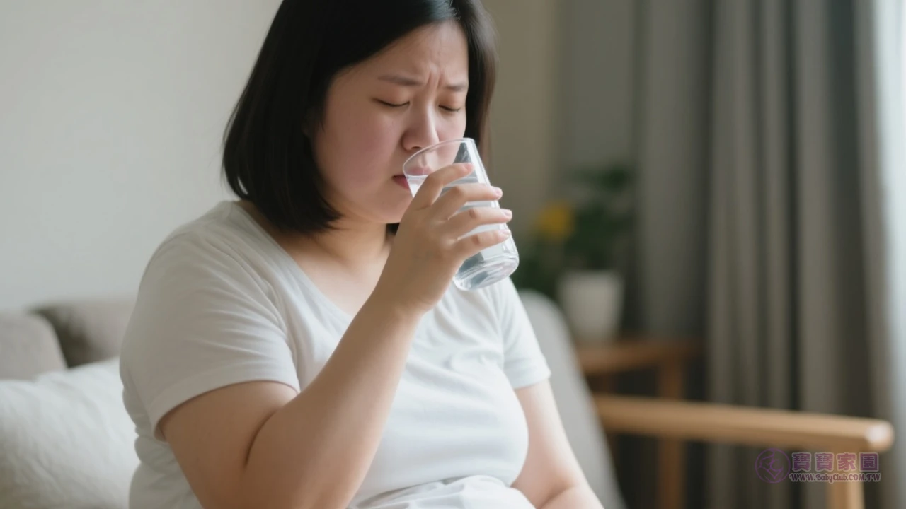 孕婦飲水緩解腹脹