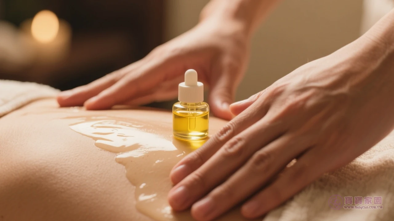 美容按摩技巧示意