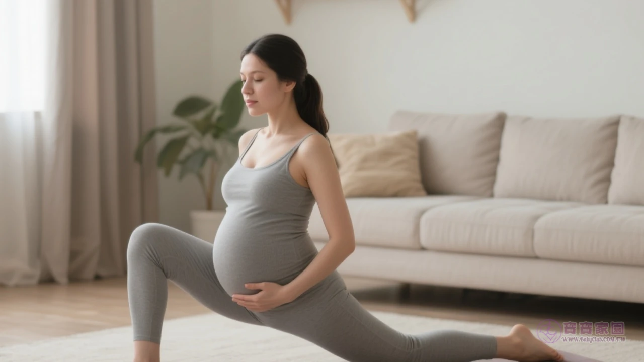 孕婦瑜珈示意圖
