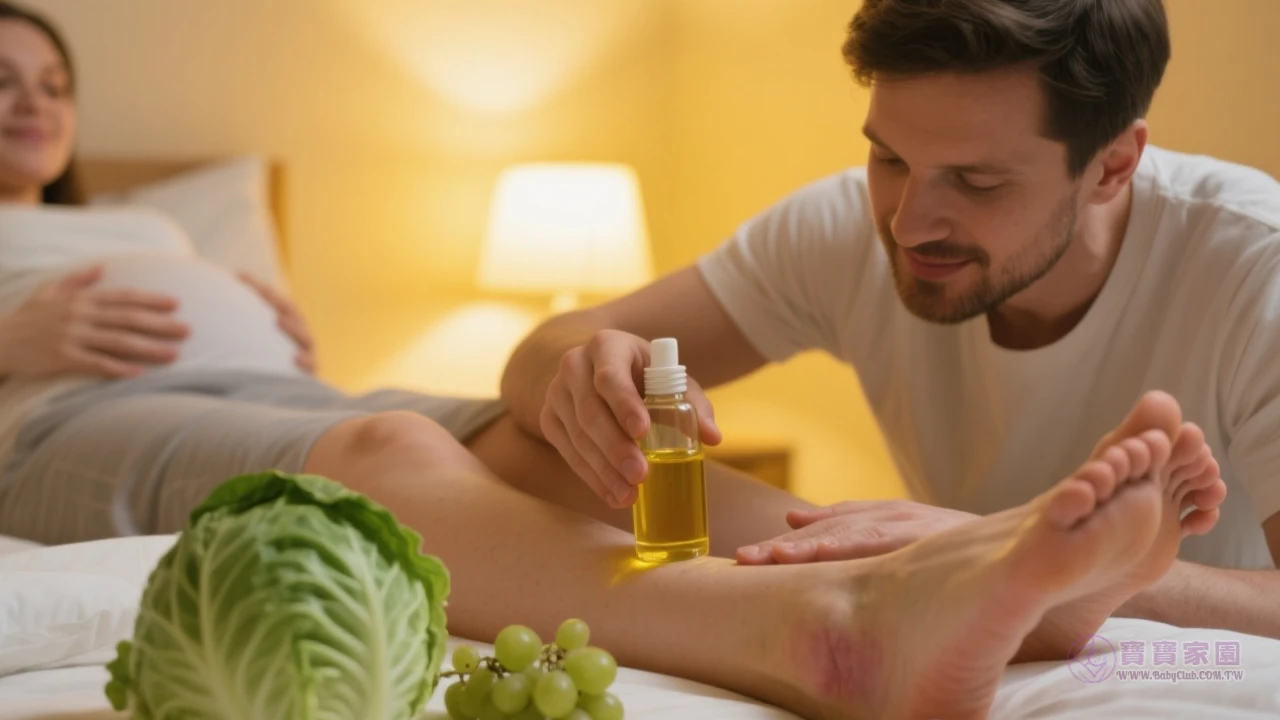 孕婦按摩教學示意