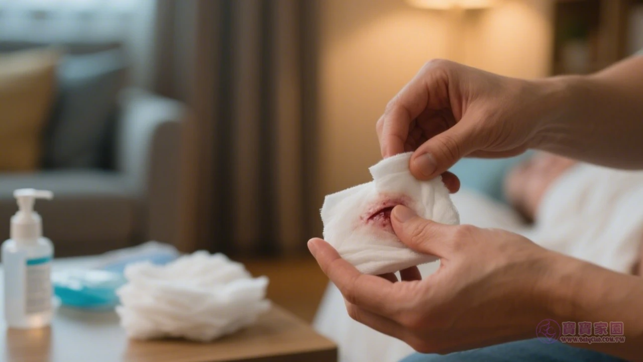 傷口照護示意圖