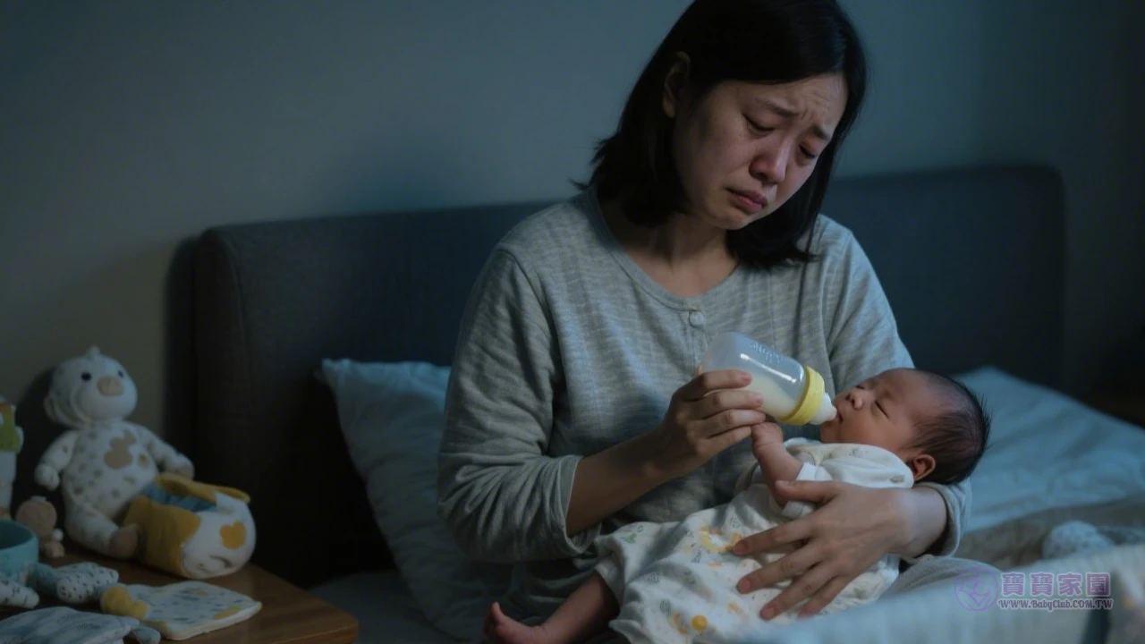 照顧新生兒的疲憊日常