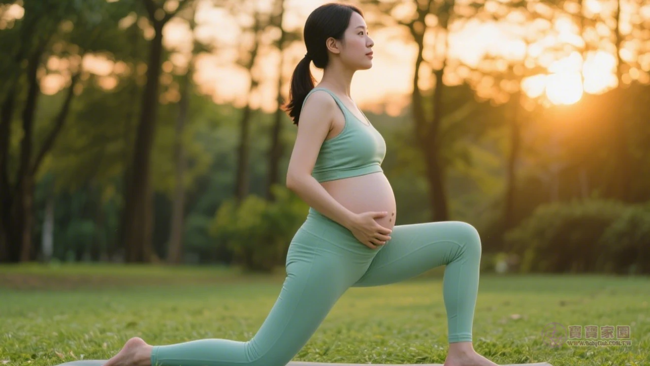 孕期運動示意
