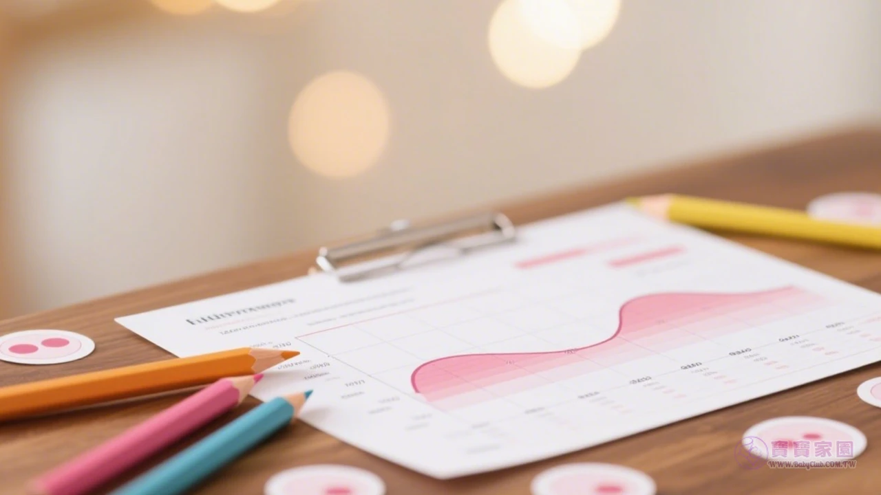 排卵週期體溫變化圖