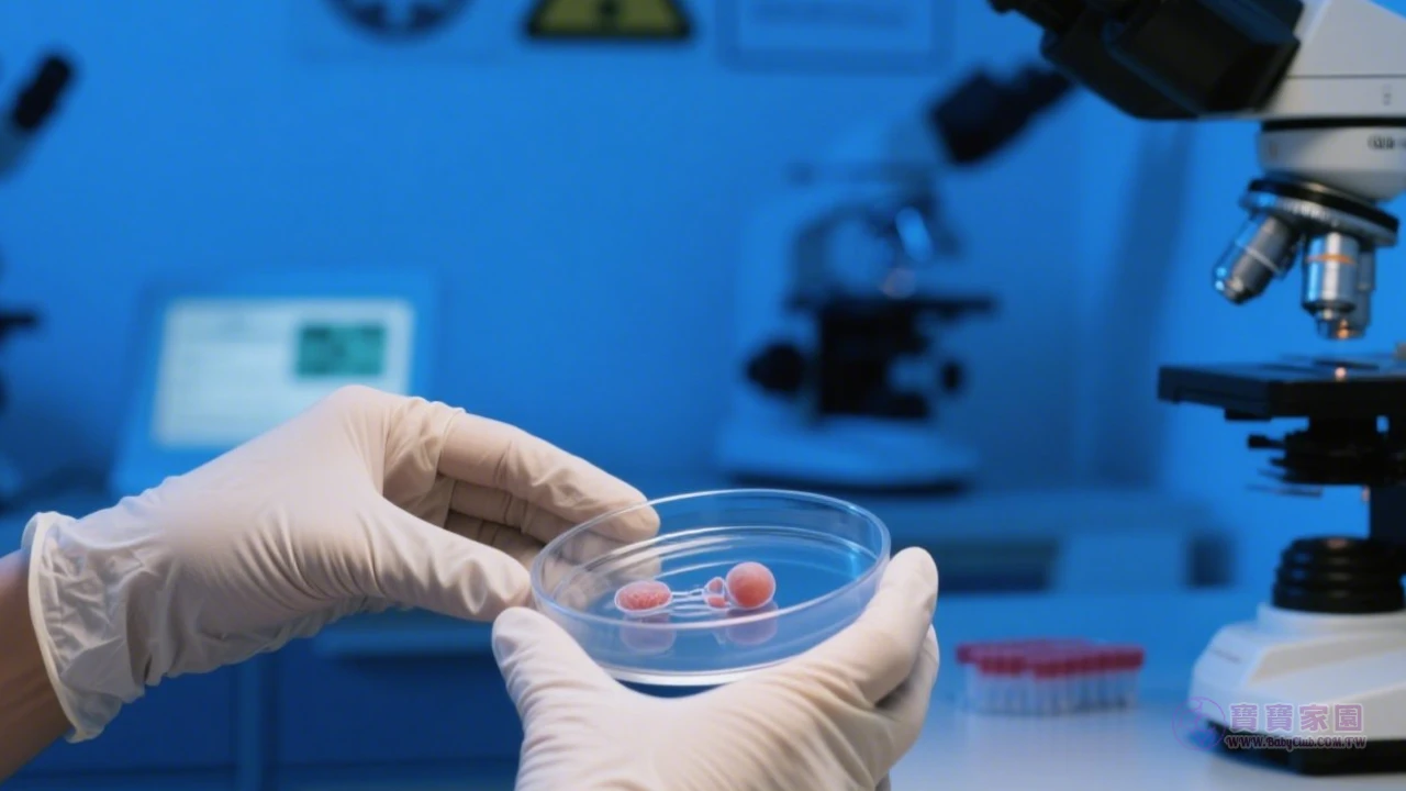 試管嬰兒治療示意圖