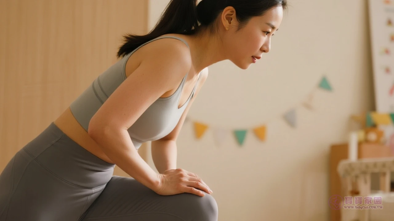 跑者伸展姿勢示範