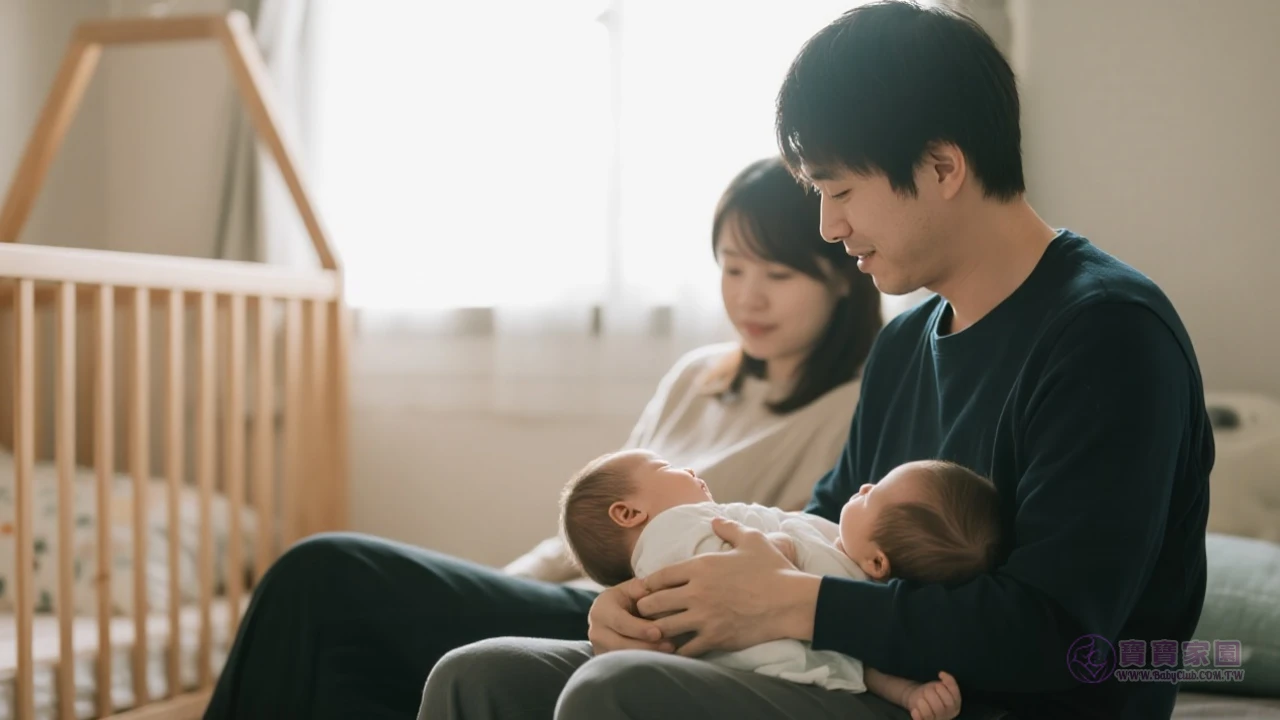 夫妻共同照顧寶寶