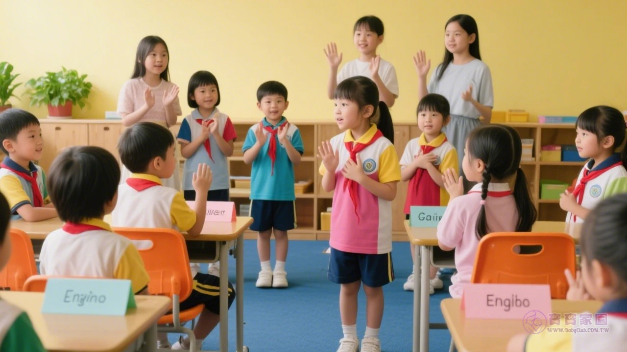 幼兒園英文名互動情境