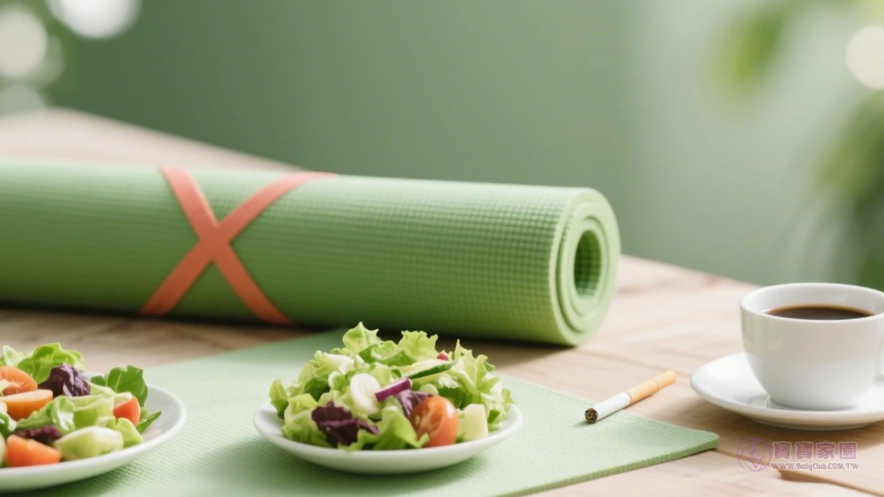 健康生活示意圖