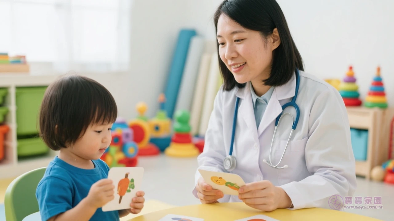 兒童語言治療示意