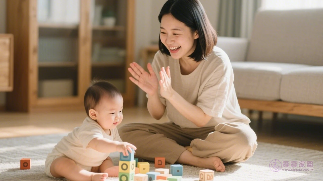 適時鼓勵的親子互動場景