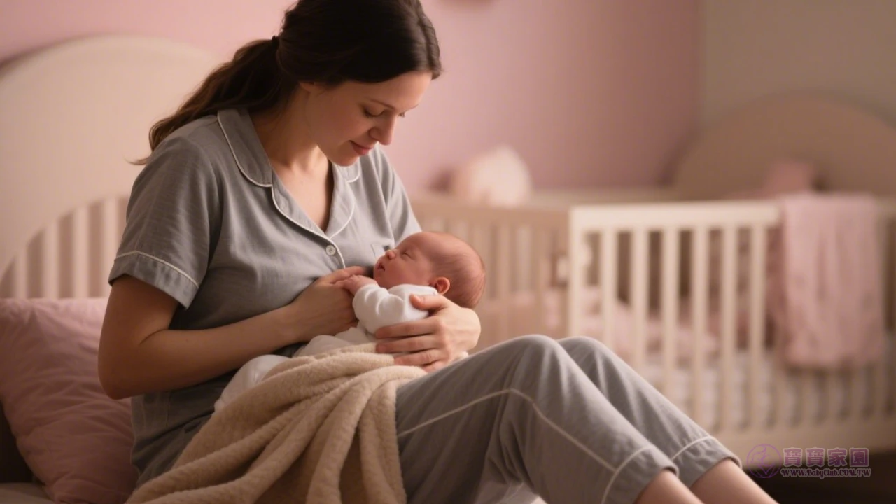 產後哺乳照護示意圖