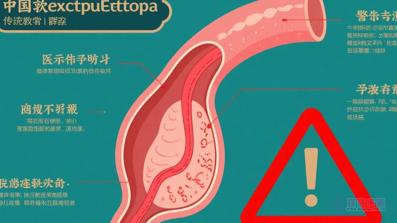 子宮外孕示意圖