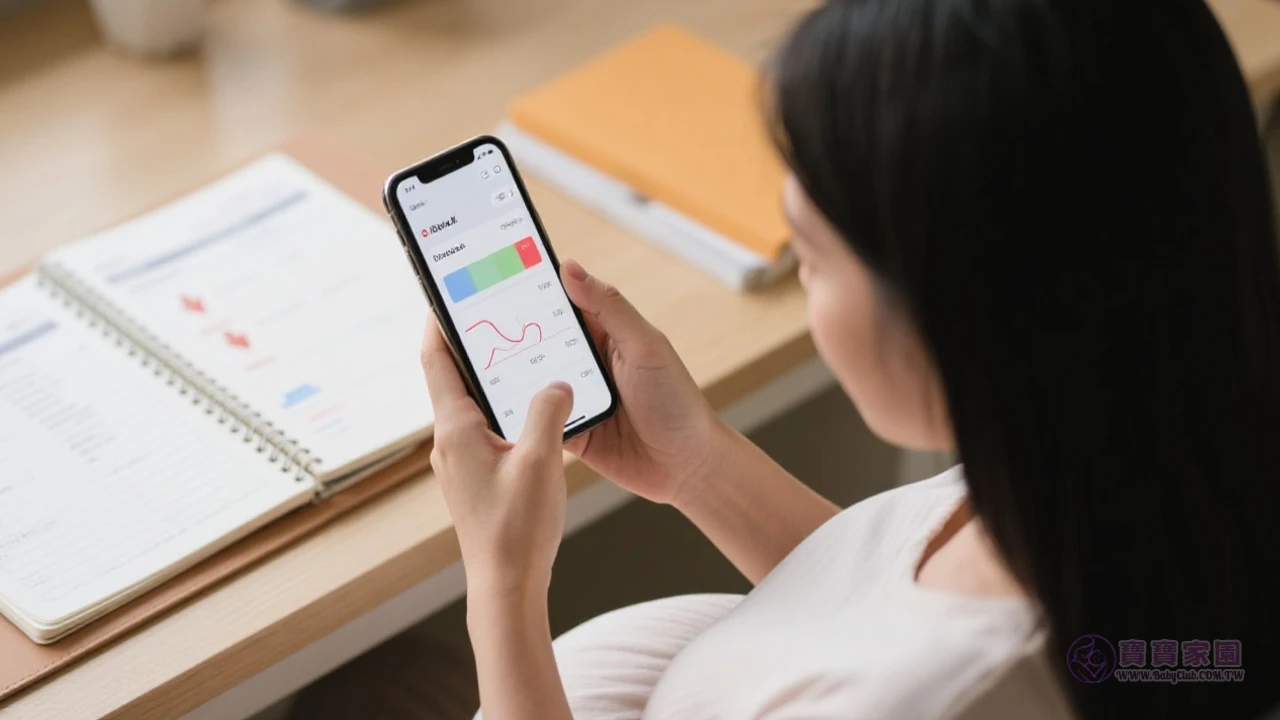 孕媽紀錄出血狀況示範