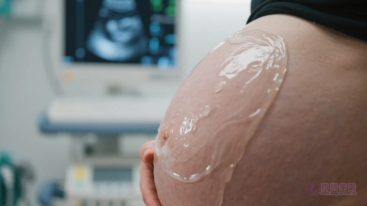 孕期腹部超音波畫面