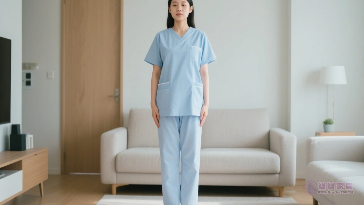 正確站姿示意圖