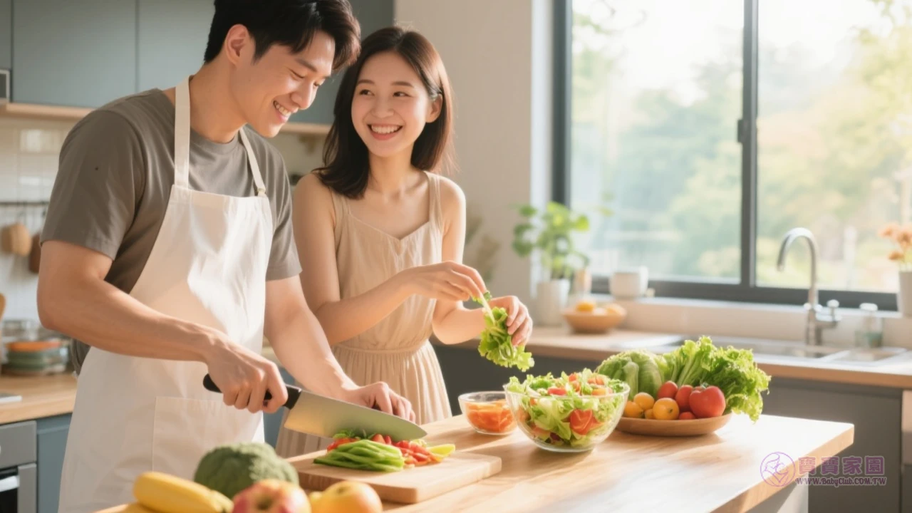 溫馨居家孕婦照護場景