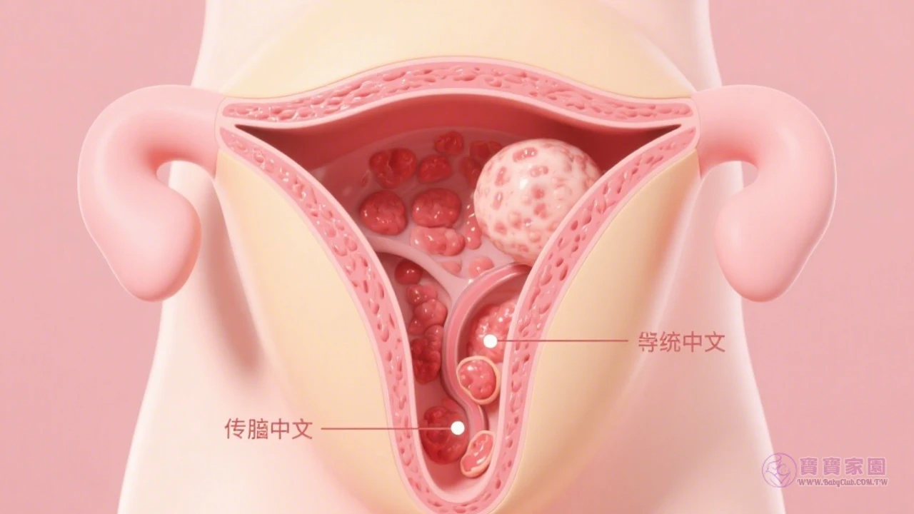 前置胎盤示意圖