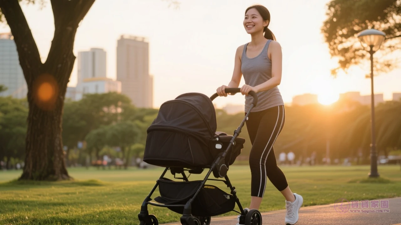 親子散步實景