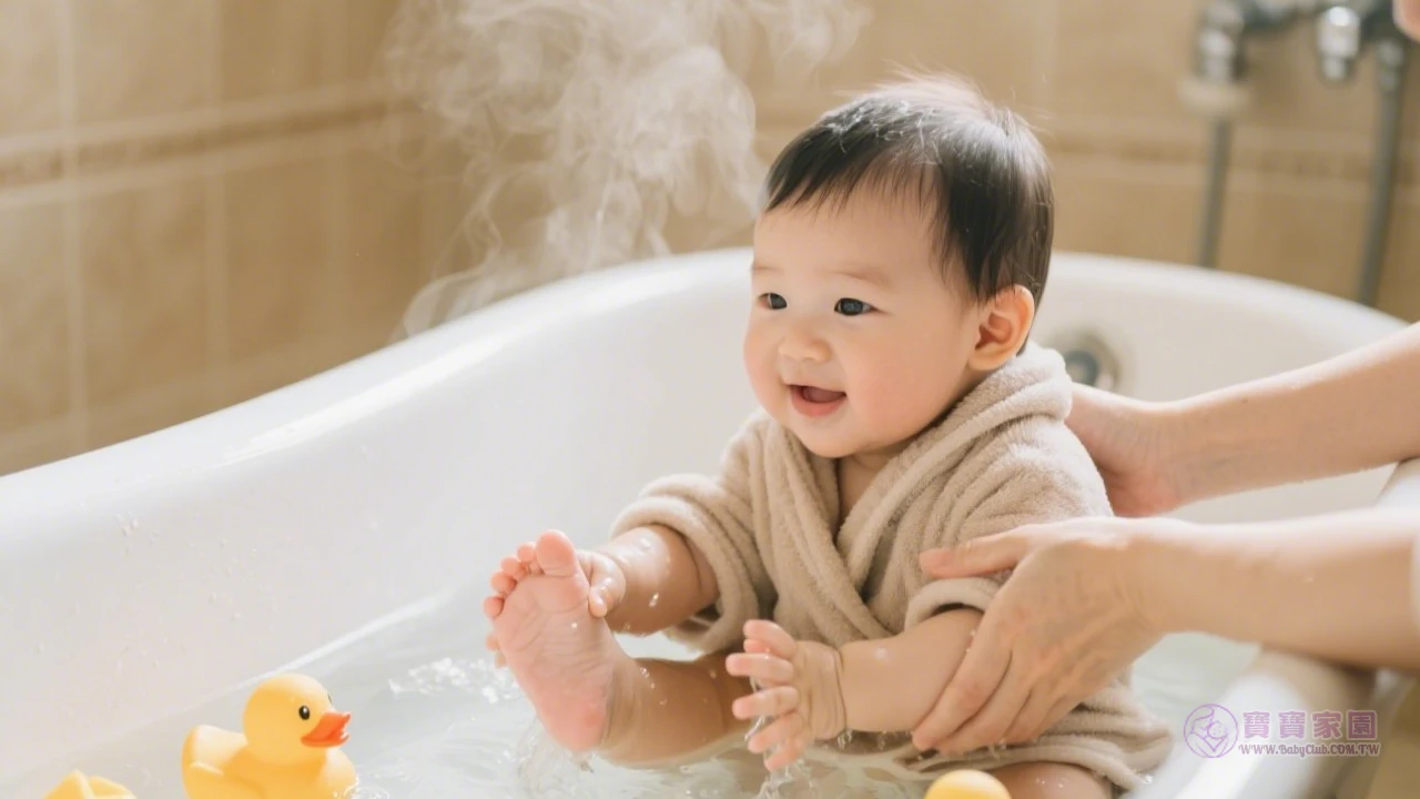 寶寶足浴護理
