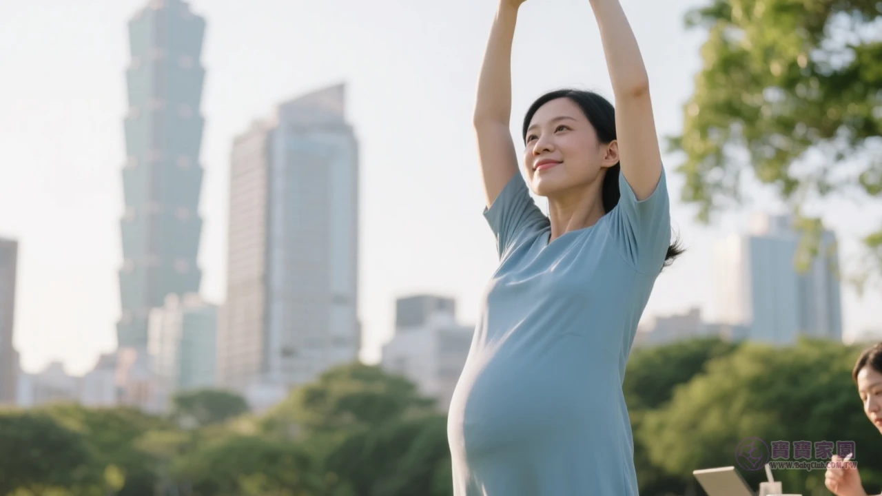 辦公室孕婦伸展