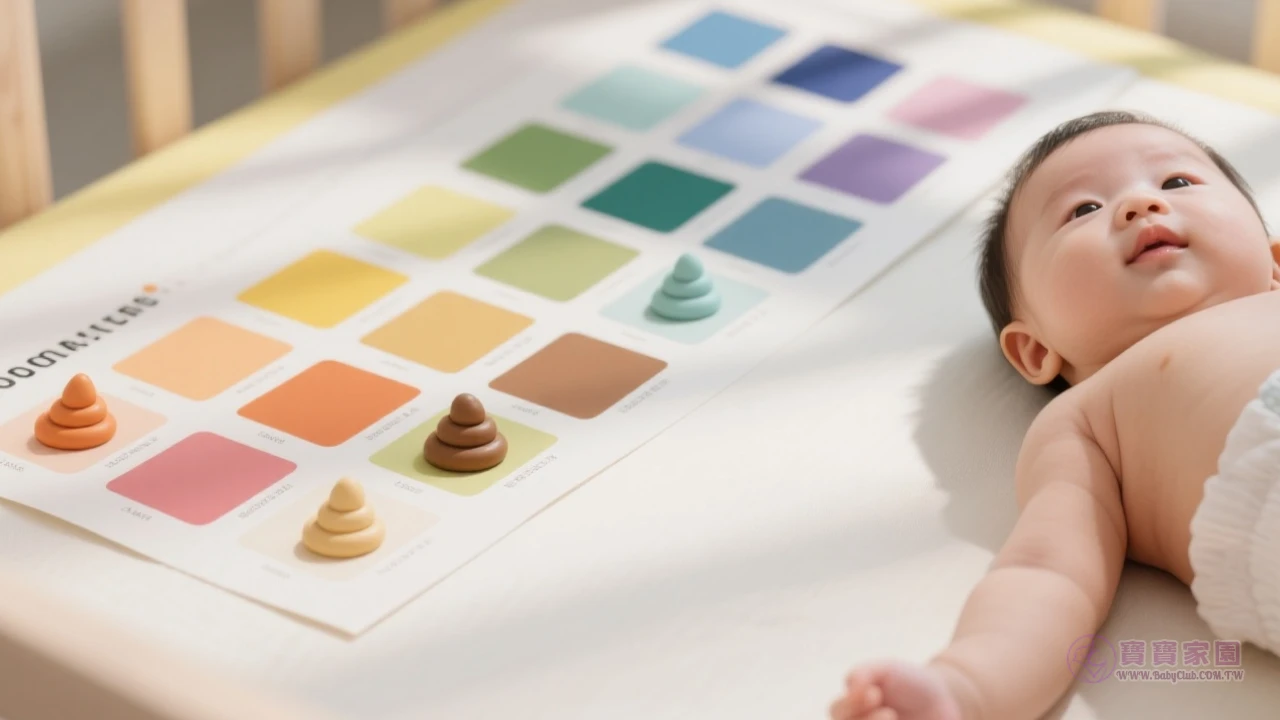 寶寶便便顏色對照圖