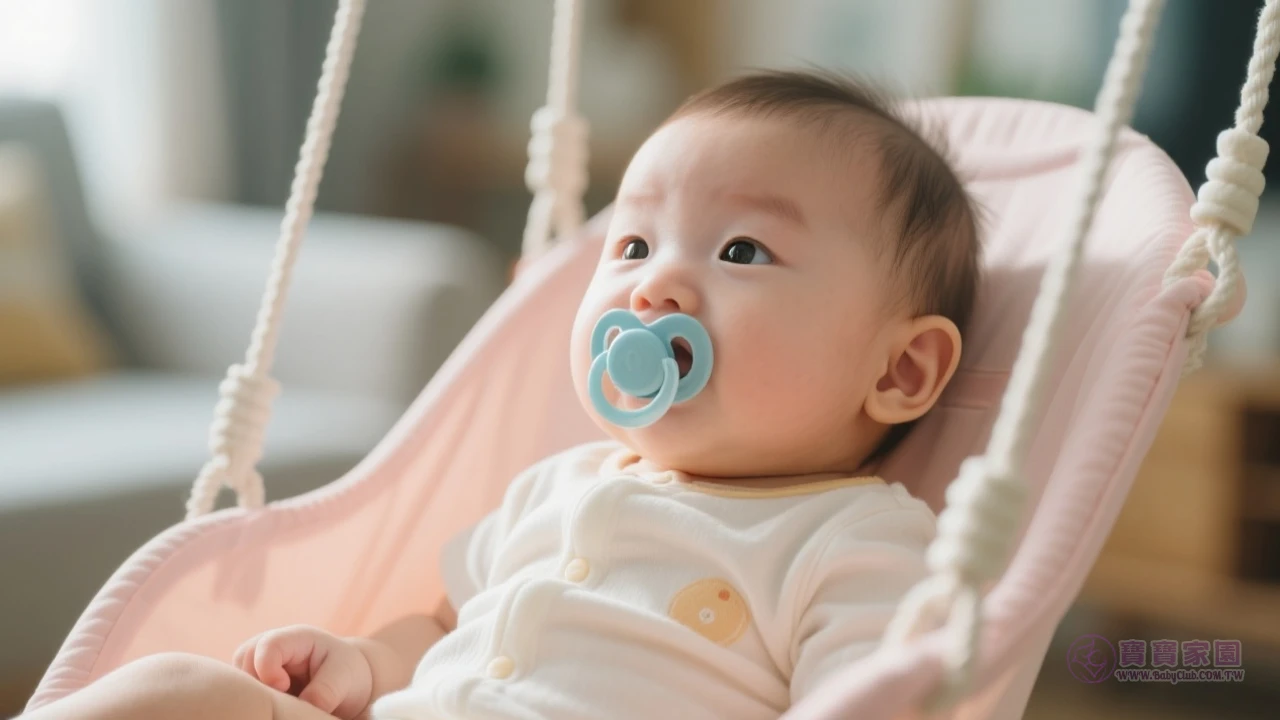 嬰兒搖椅安撫示意