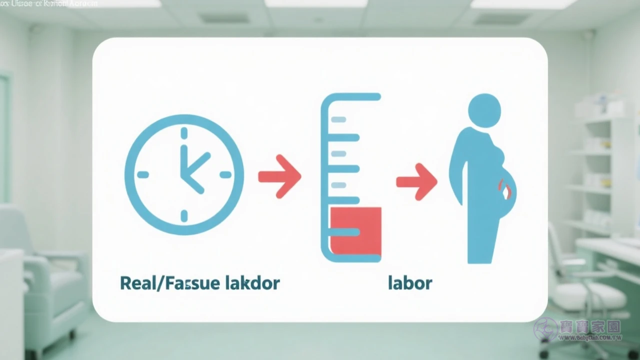 宮縮症狀對比圖