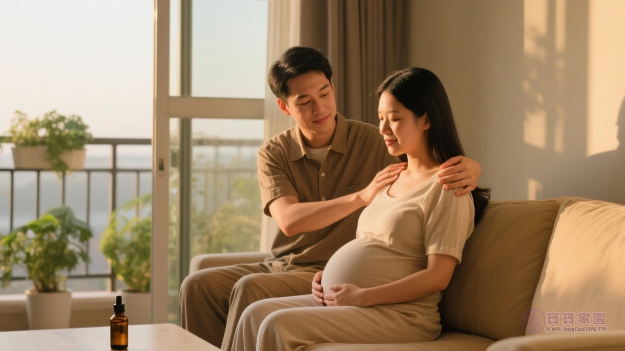 孕婦按摩示意