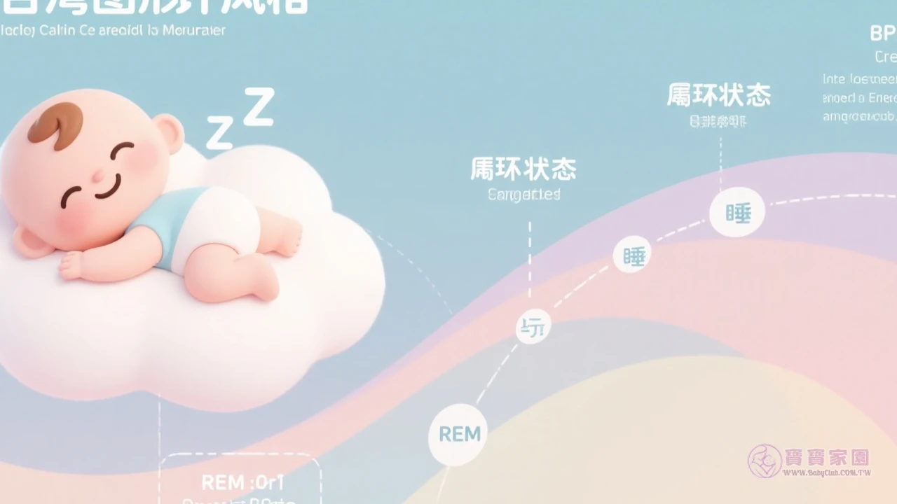 寶寶睡眠週期示意