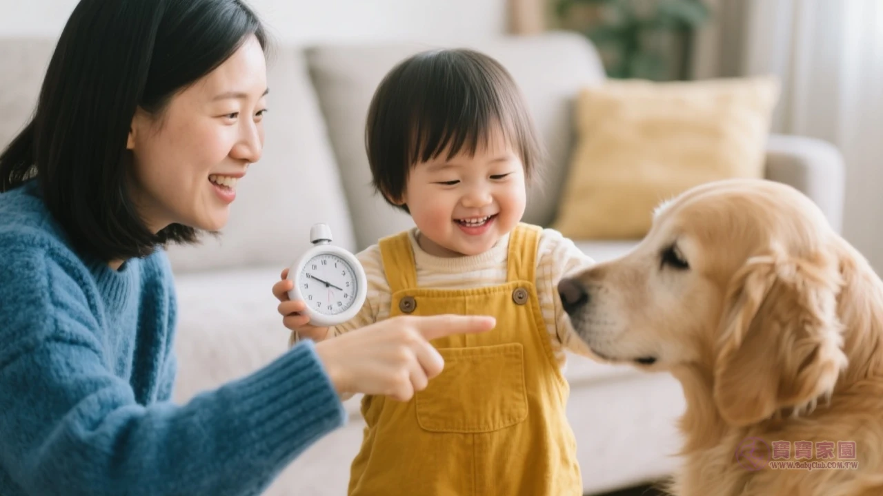 親子輪流遊戲教學示意