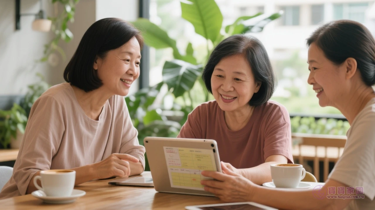 媽媽們交流瘦身心得