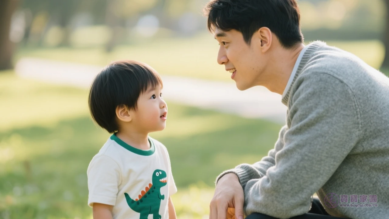 親子對話示意圖