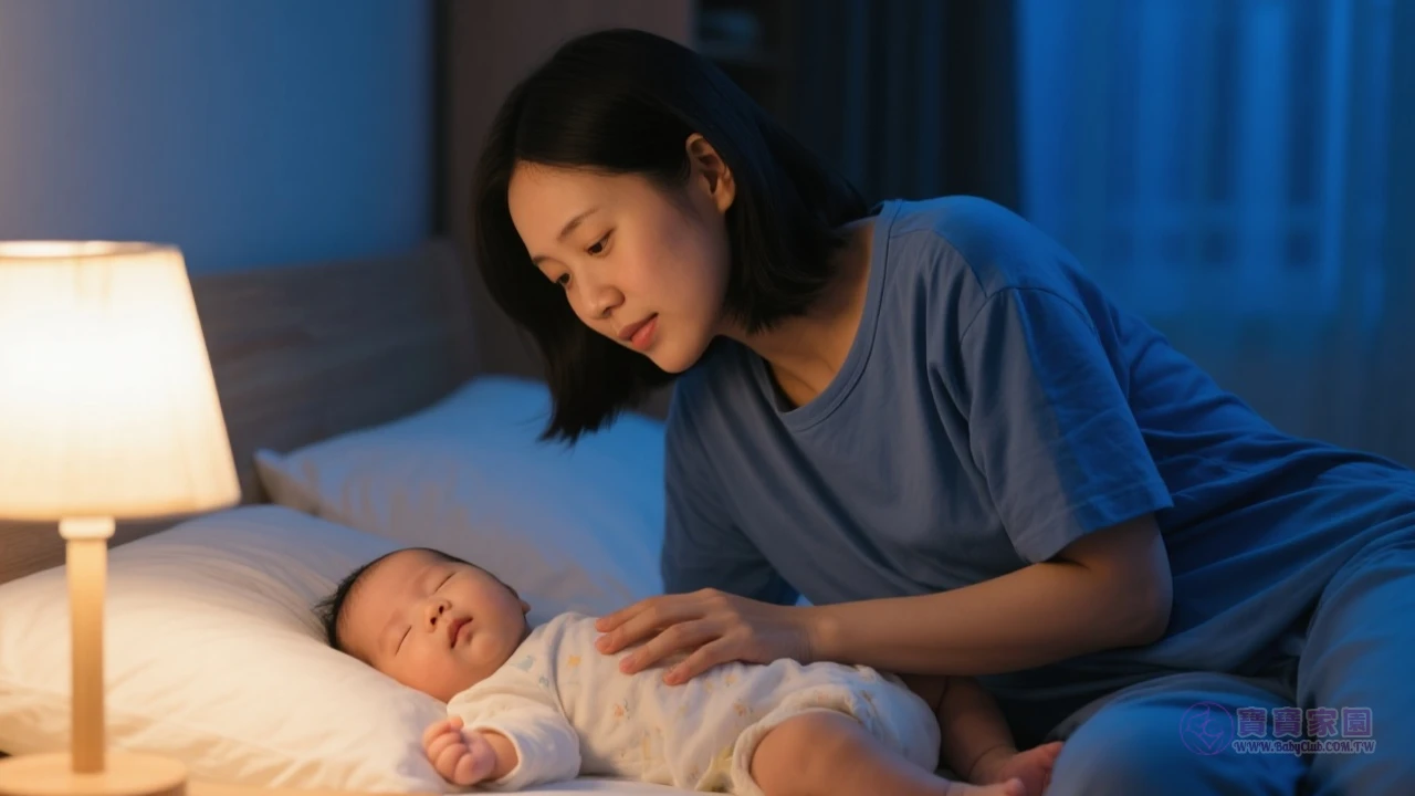 台灣媽媽檢查寶寶睡眠姿勢