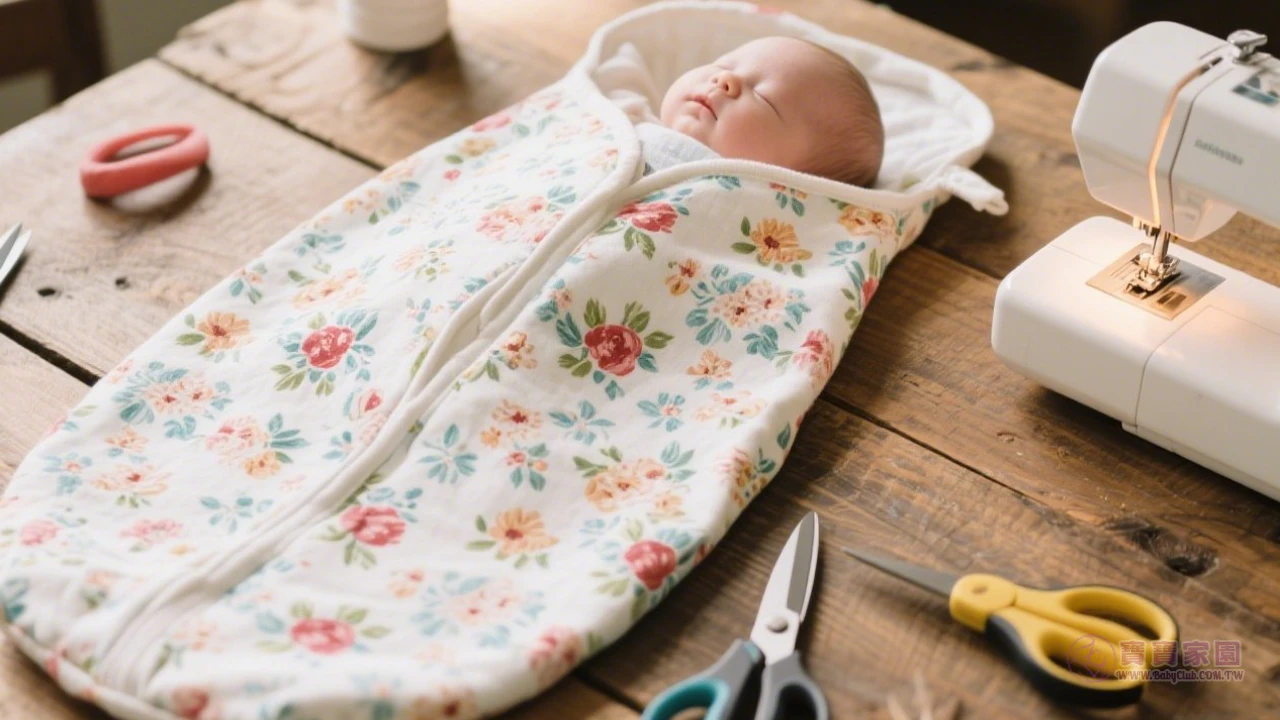 台灣家庭自製嬰兒睡袋示範