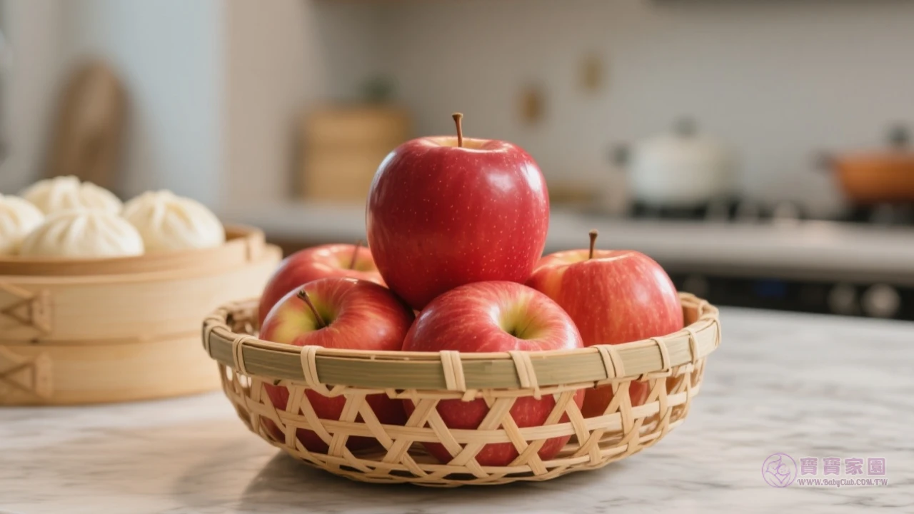 新鮮蘋果擺盤