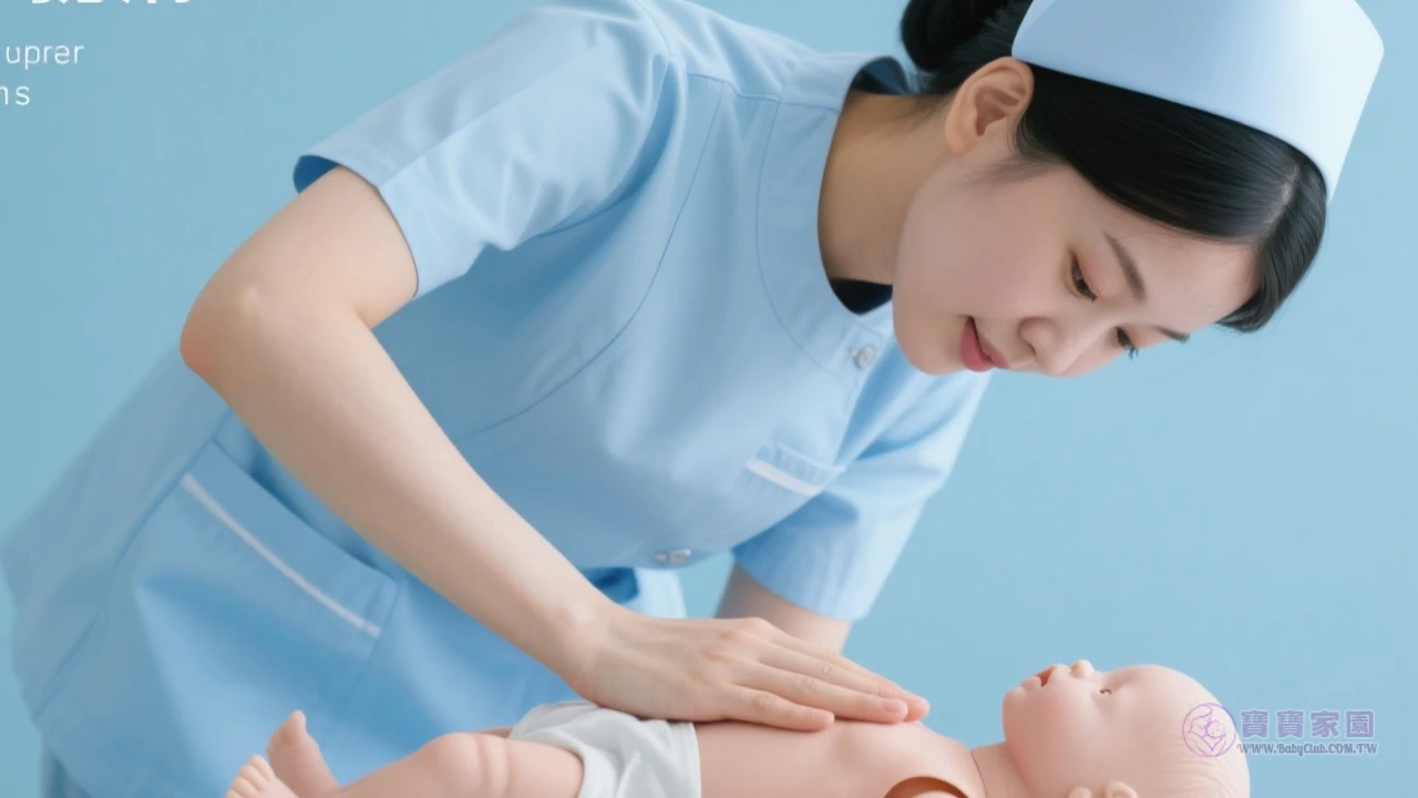 嬰兒CPR急救圖解