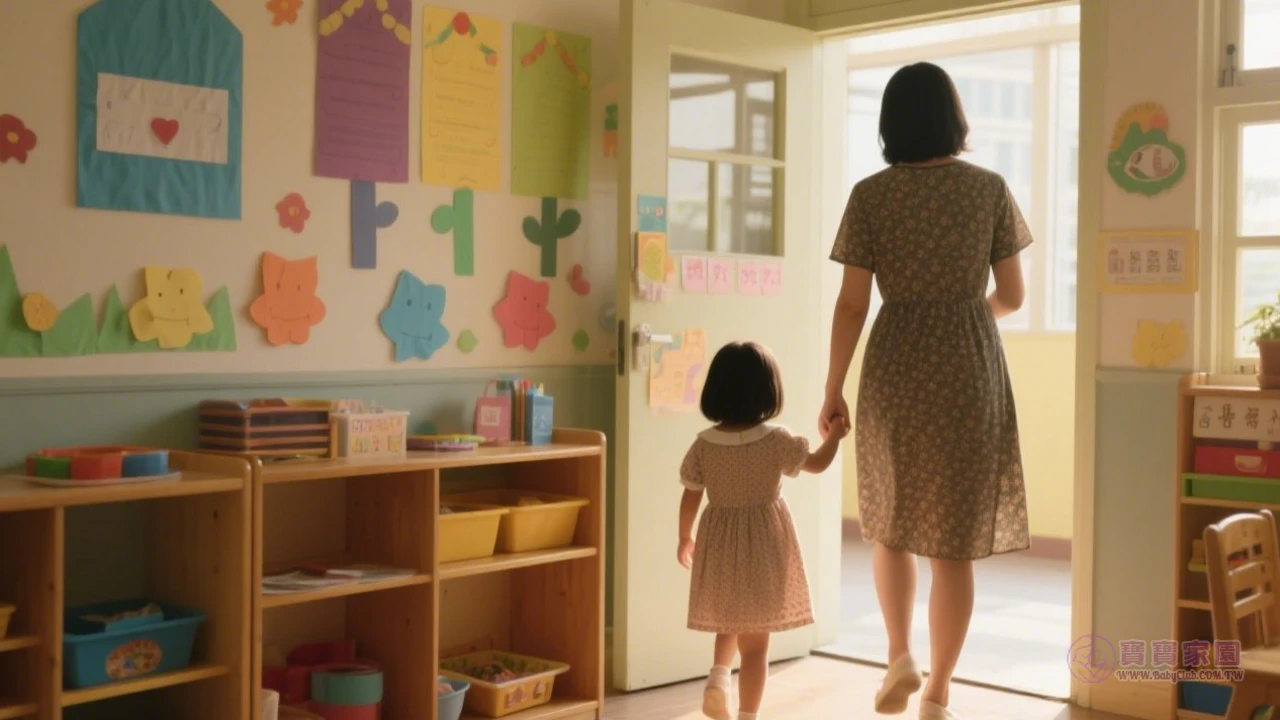 媽媽陪伴幼兒園適應