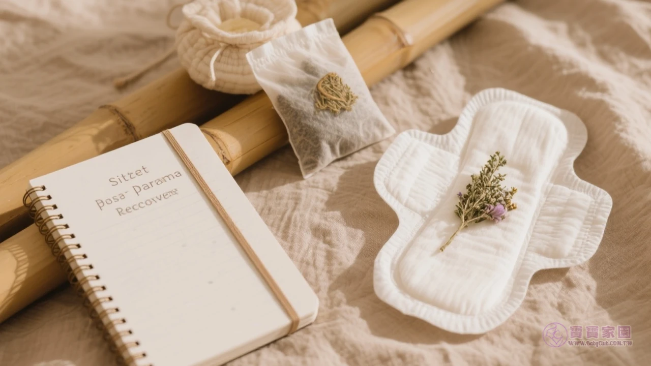 產後護理用品組合擺拍