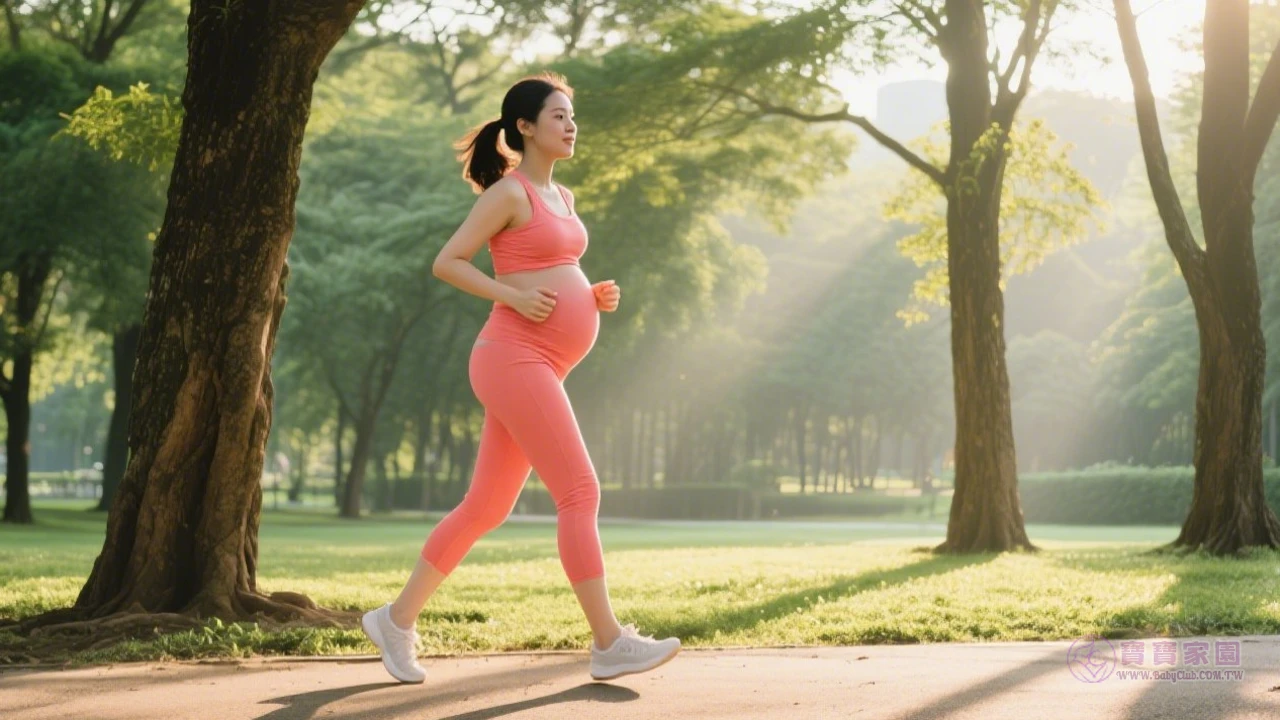 公園早晨快走運動