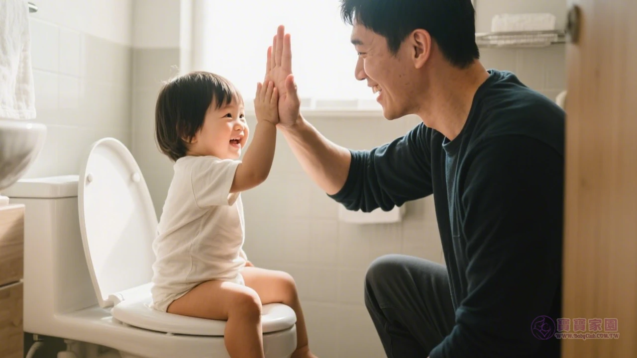 親子如廁互動