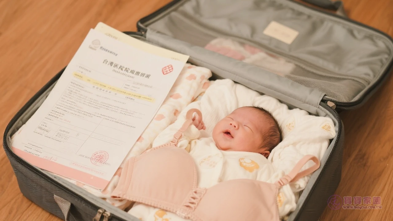 待產包準備示意圖