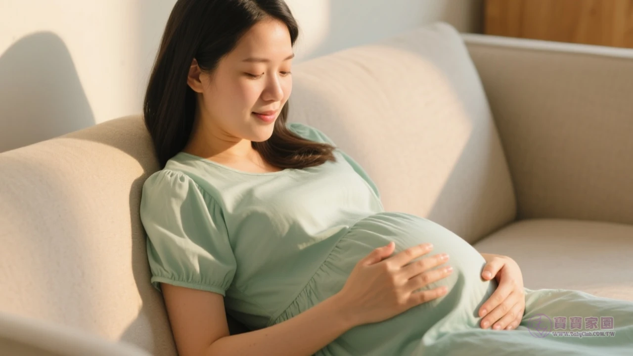 孕婦感受胎動甜蜜時刻