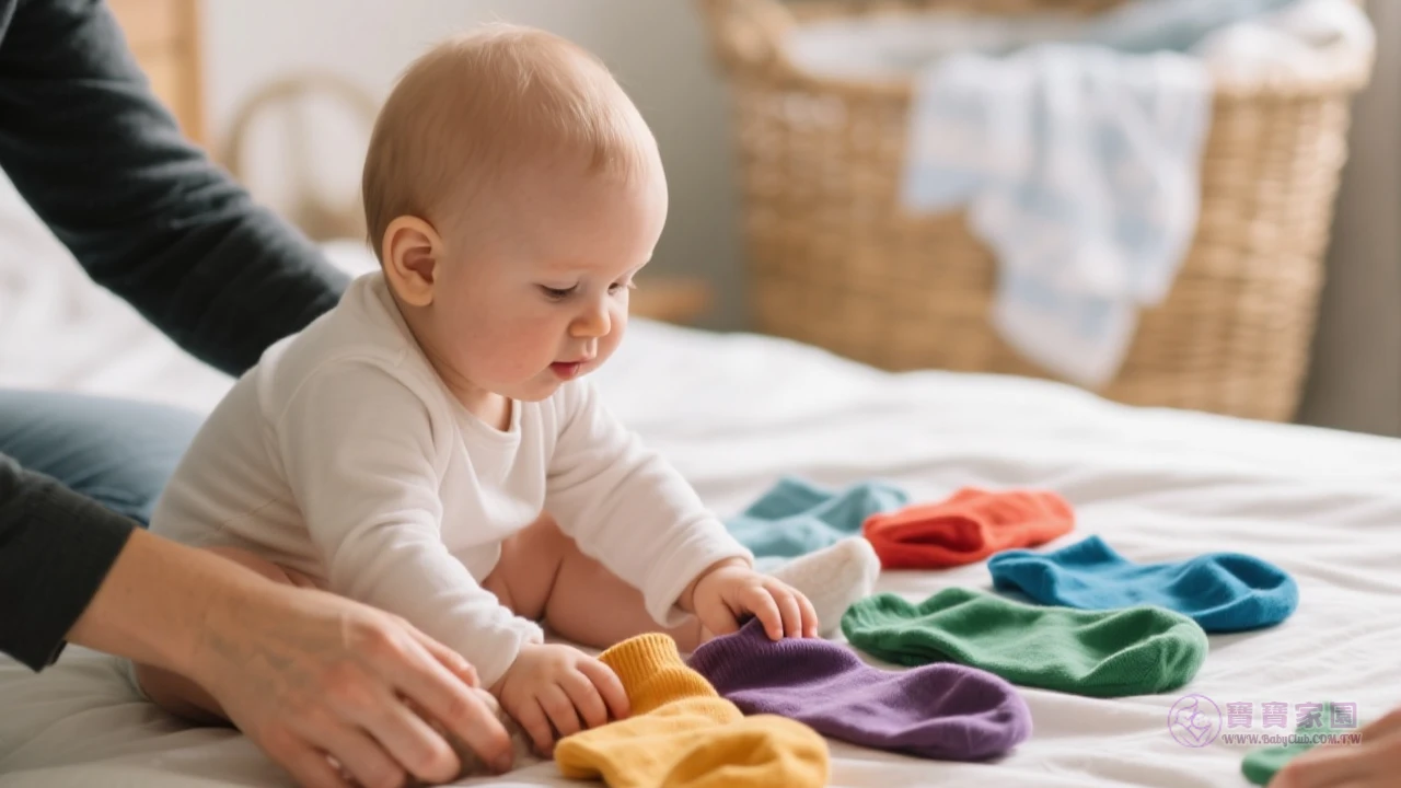寶寶學習襪子分類