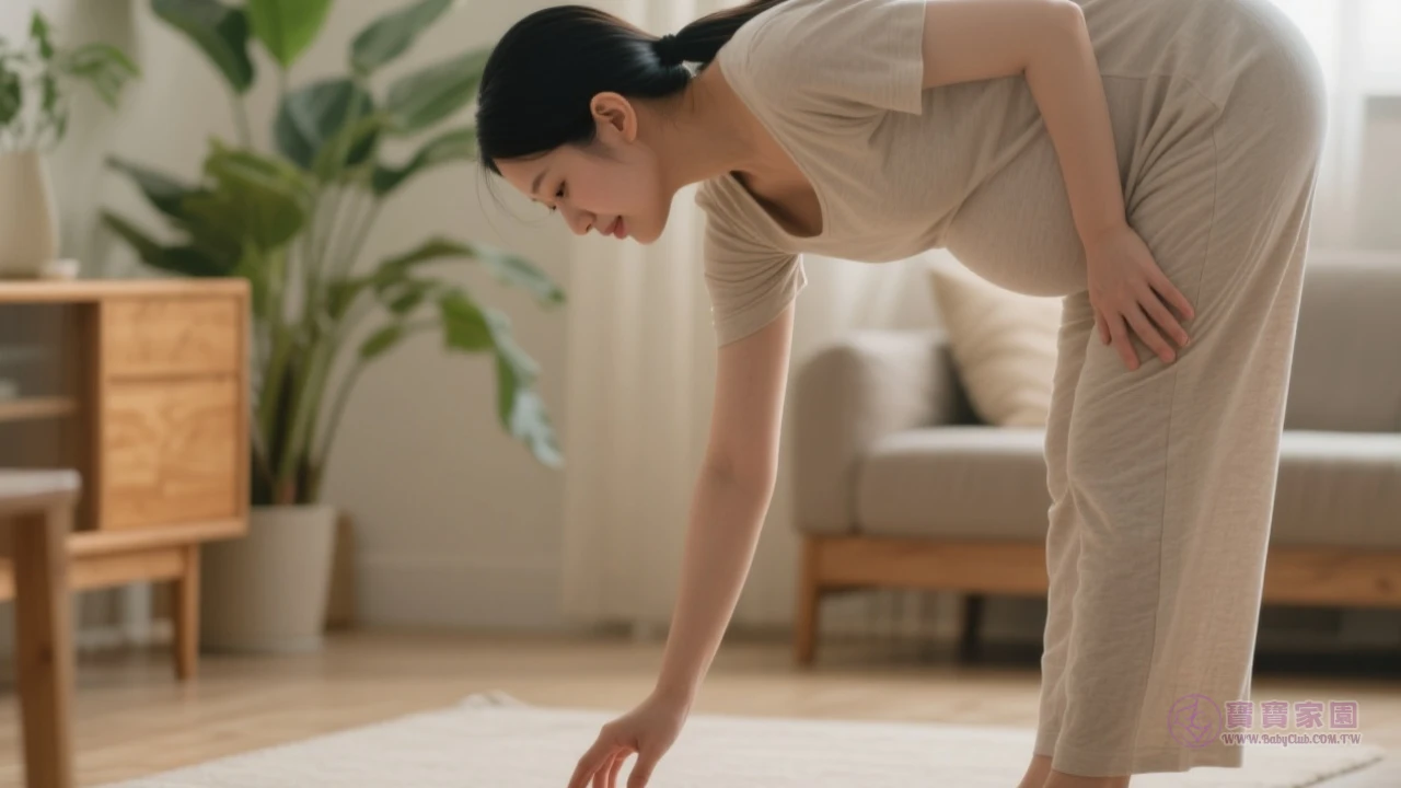 孕婦日常動作示範
