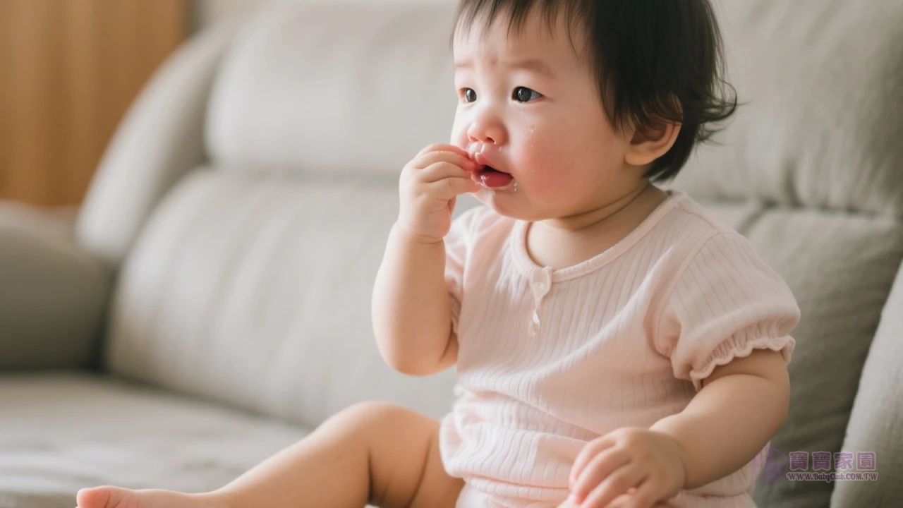 寶寶流鼻涕示意圖