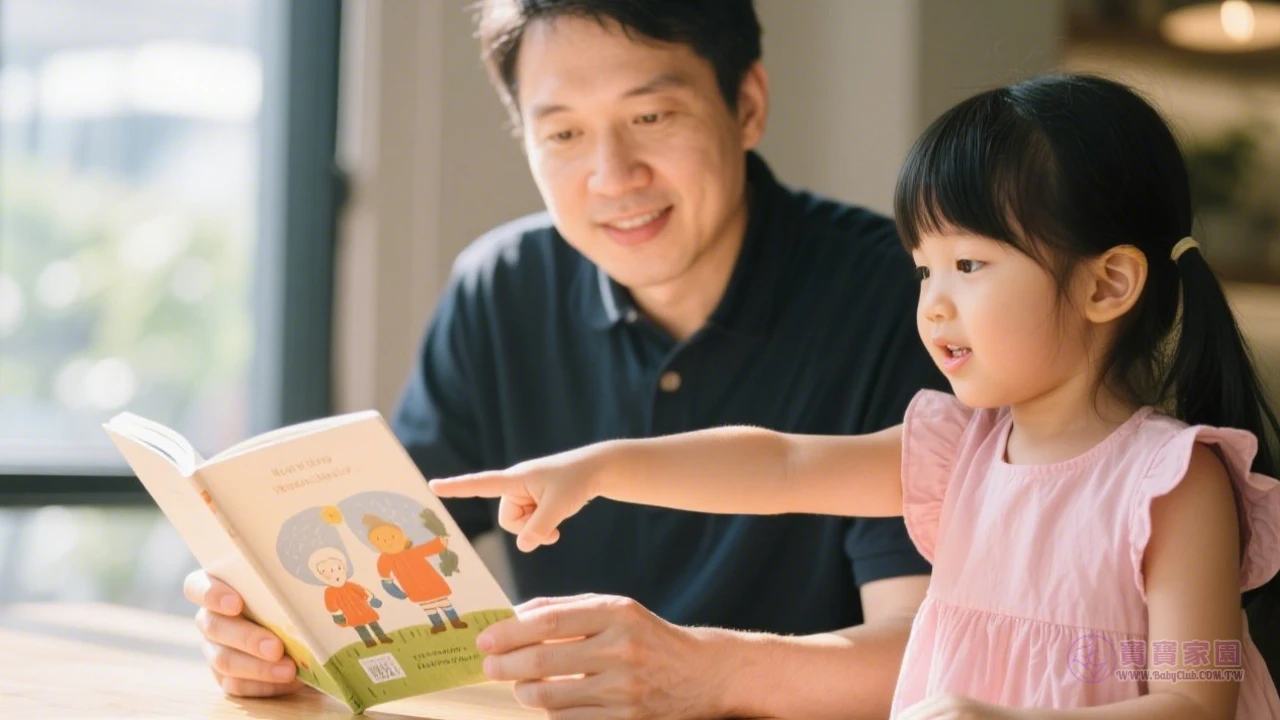親子共讀示意圖