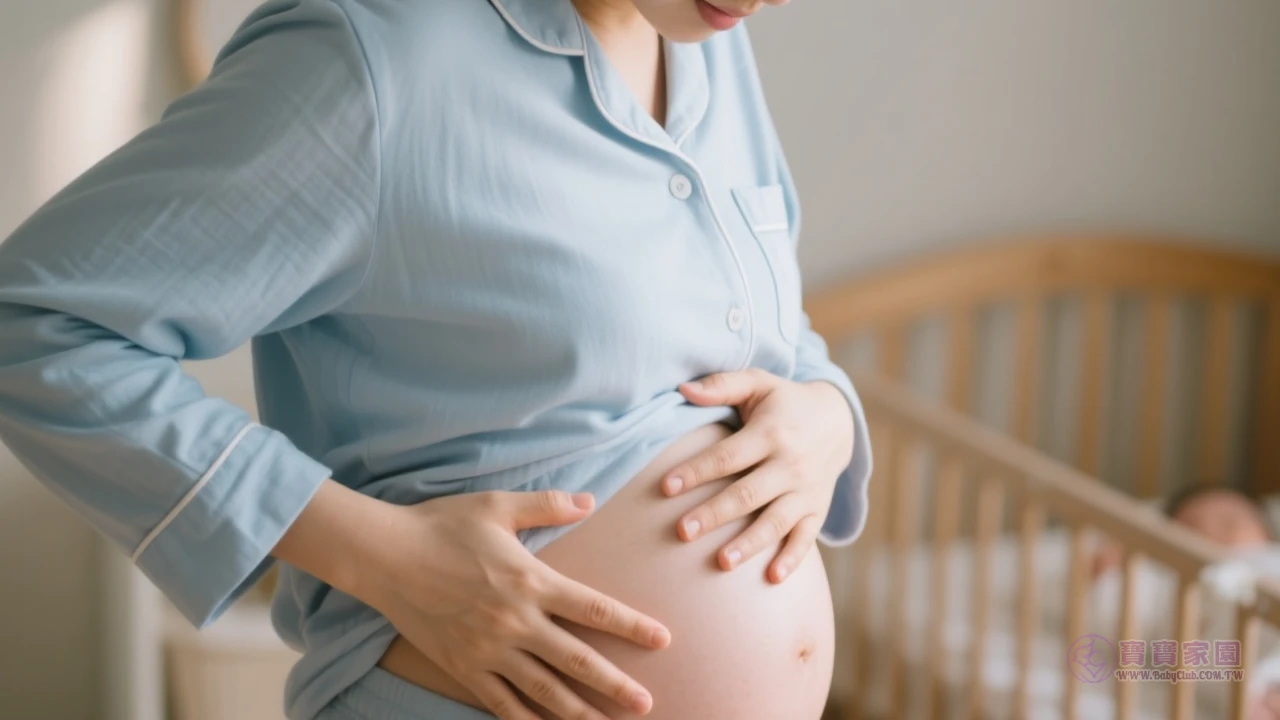 產後腹部按摩示意