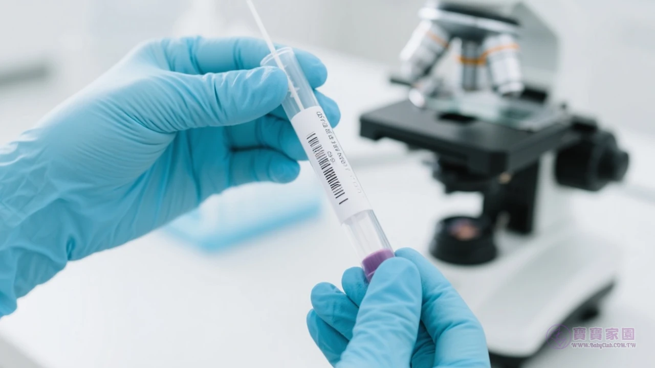 分泌物檢測示意