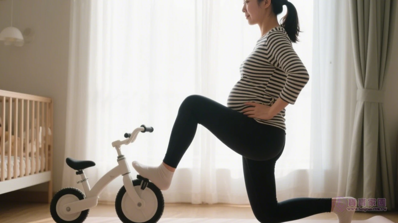 空中腳踏車示範